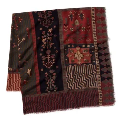 Online Persian Garden Oversize Square Wool Scarf Scarves & Wraps