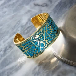 New Pine Needle Openwork Cuff Bracelets