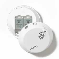 New Pura Blue Water Lotus And Egyptian Sandalwood Fragrance Set With Diffuser Decorative Accents