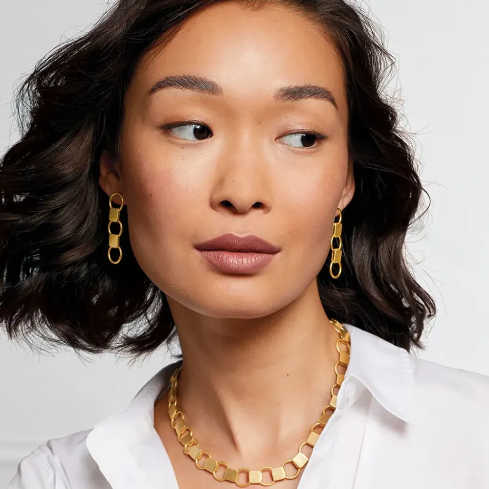 Discount Roman Chain Drop Earrings Earrings