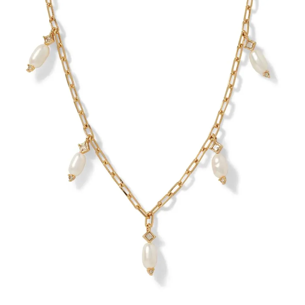 Outlet Royal Tudor Pearl And Chain Necklace Necklaces