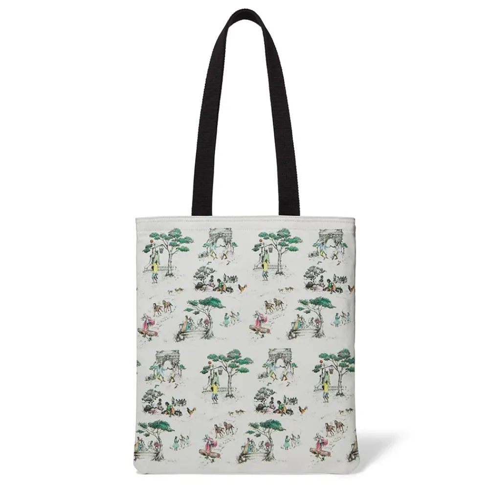Sale Sheila Bridges Harlem Toile De Jouy Canvas Tote Bags