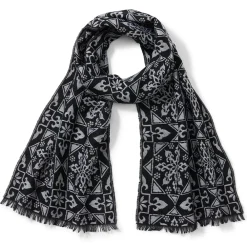 Sale Spanish Snowflake Jacquard Scarf Scarves & Wraps