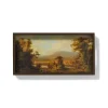 Fashion Sublime Landscapes Duncanson Cows Watering In A Stream Small Lacquer Tray Decorative Accents