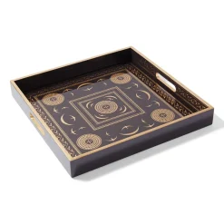 Discount Sumatran Symbols Lacquer Tray Decorative Accents