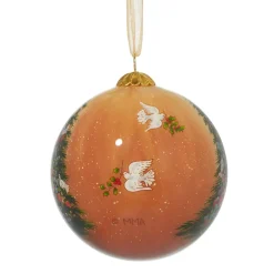 Hot Tait-Henson Bower Of Beauty Hand-Painted Glass Ornament Ornaments