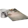 Hot The Favorite Cat Mug And Tea Towel Set Tableware