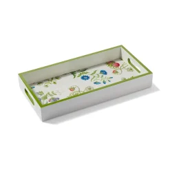 Clearance The Met Cloisters Garden Rectangular Lacquer Tray Decorative Accents