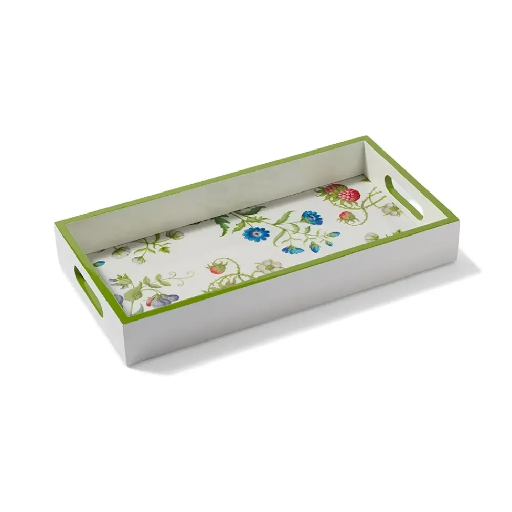 Clearance The Met Cloisters Garden Rectangular Lacquer Tray Decorative Accents