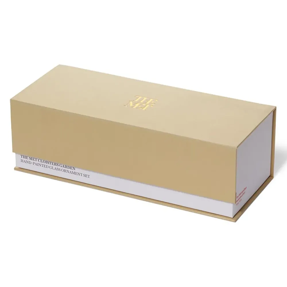 Hot The Met Cloisters Garden Hand-Painted Glass Ornament Set Ornaments