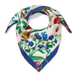 Online The Met Cloisters Garden Square Silk Scarf Scarves & Wraps
