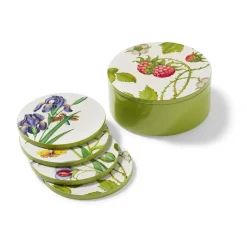 Best The Met Cloisters Garden Lacquer Coasters Tableware