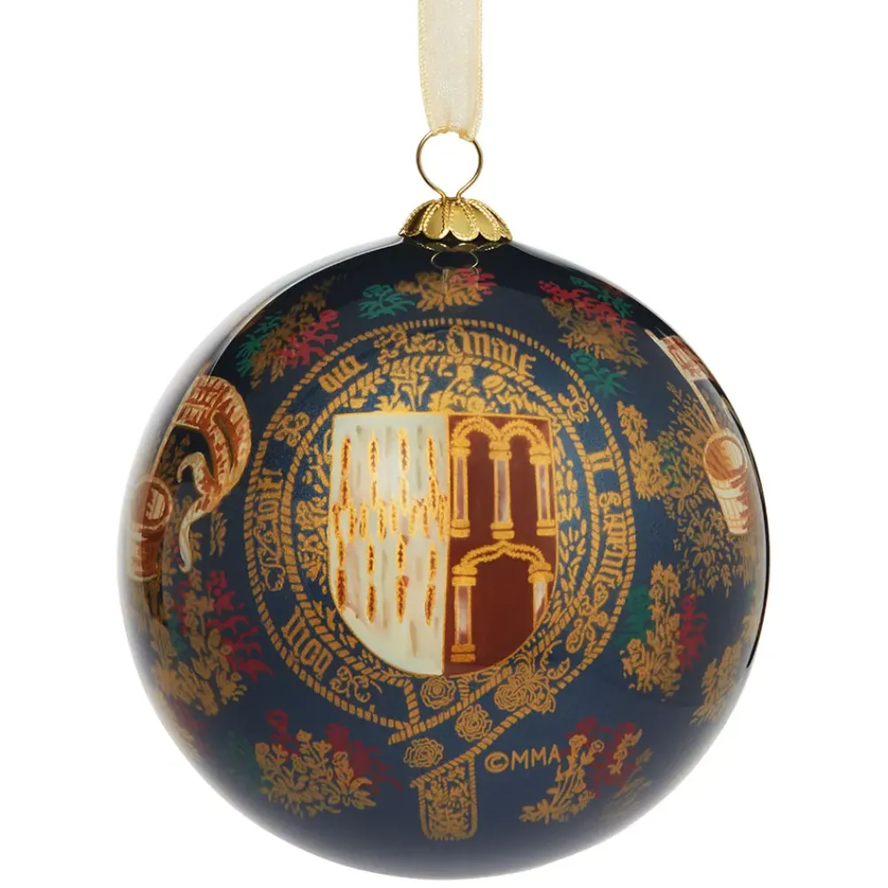 Outlet The Met Cloisters Tapestry Painted Glass Ornament Ornaments