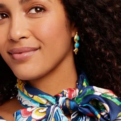 Hot Tibetan Turquoise Drop Earrings Earrings