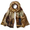 Clearance Tiepolo Allegory Of The Planets And Continents Oversize Unisex Oblong Silk Scarf Scarves & Wraps