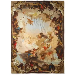 Clearance Tiepolo Allegory Of The Planets And Continents Oversize Unisex Oblong Silk Scarf Scarves & Wraps