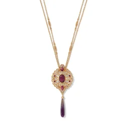 Best Turkish Amethyst Long Pendant Necklace Necklaces
