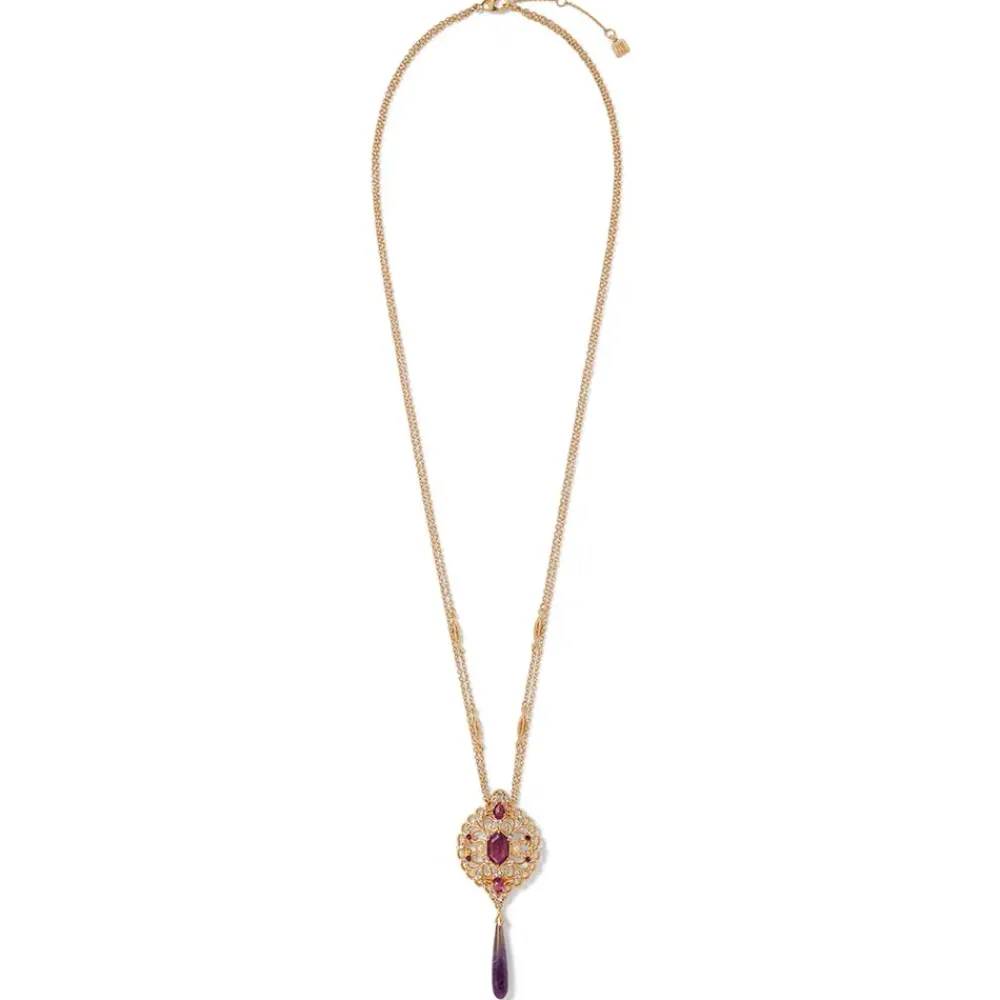 Best Turkish Amethyst Long Pendant Necklace Necklaces