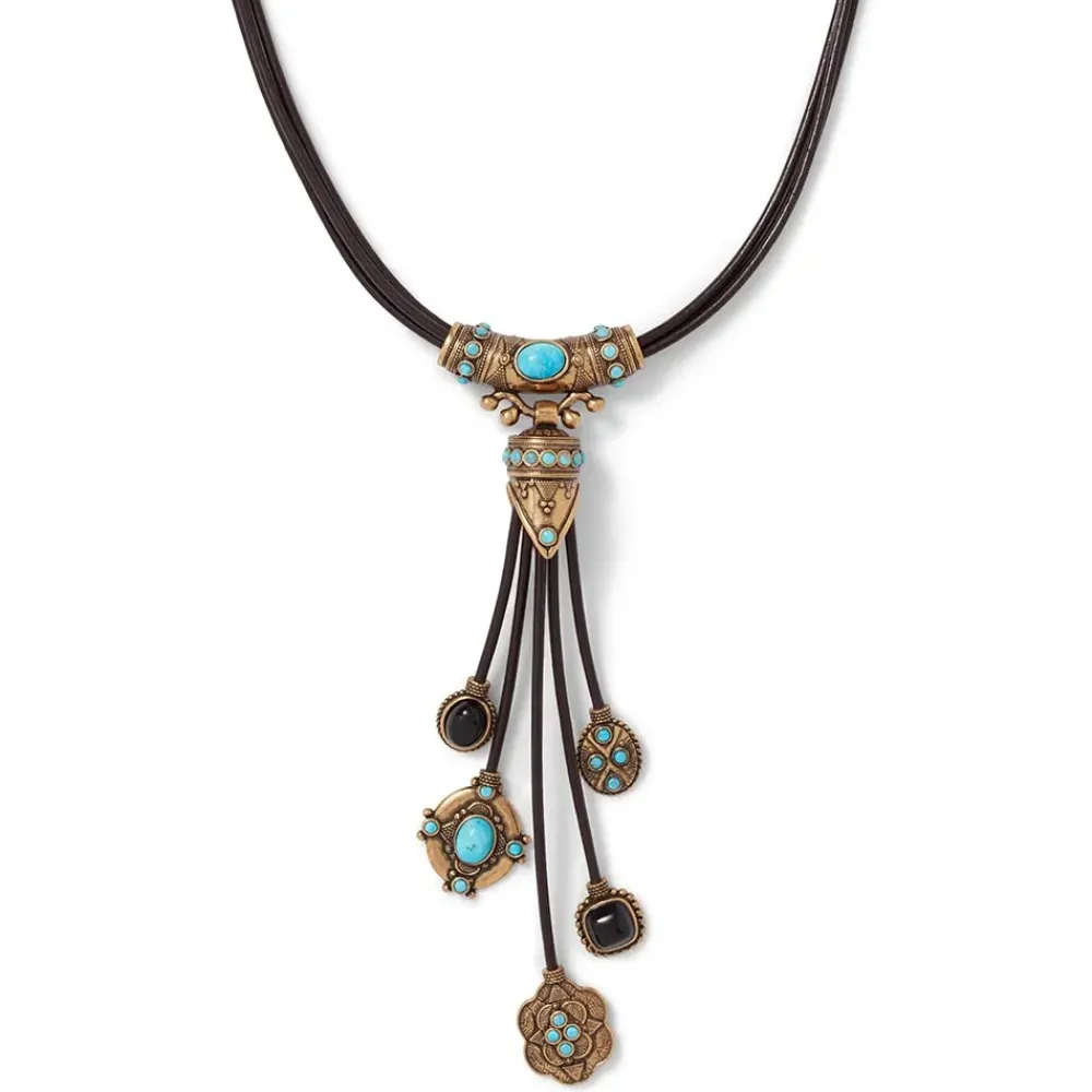 Best Turkmen Leather Statement Necklace Necklaces