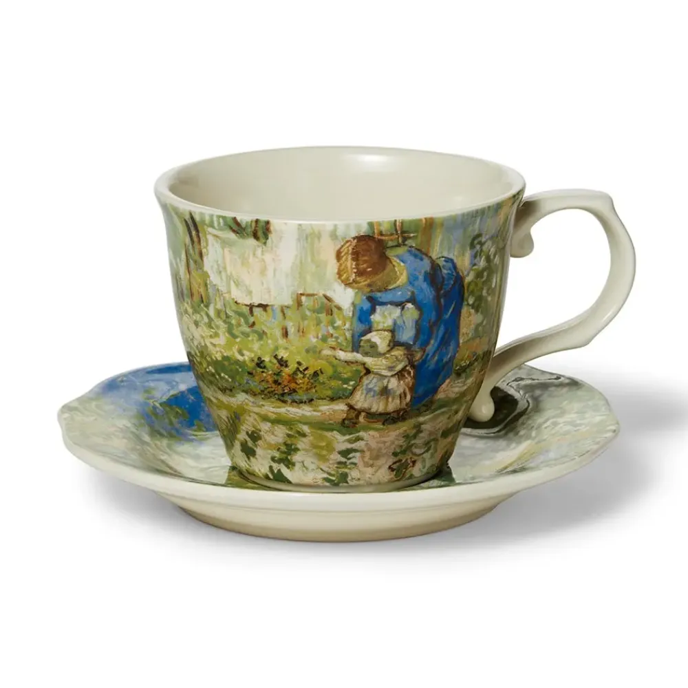 Clearance Van Gogh First Steps Teacup And Saucer Tableware