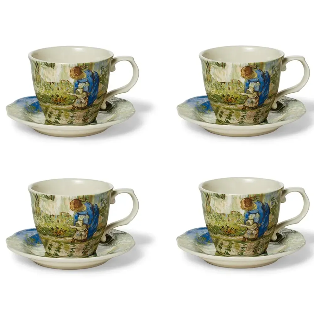 Clearance Van Gogh First Steps Teacup And Saucer Tableware