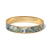 Online Van Gogh Irises Enamel Bangle Bracelets