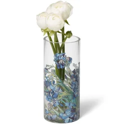 Online Van Gogh Irises Glass Vase Decorative Accents