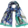 Online Van Gogh Irises Oblong Silk Scarf Scarves & Wraps