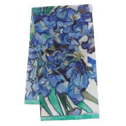 Online Van Gogh Irises Oblong Silk Scarf Scarves & Wraps