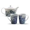 Fashion Van Gogh Irises Teapot And Mug Set Tableware