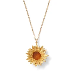 Outlet Van Gogh Sunflower Pendant Necklace Necklaces