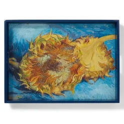 Discount Van Gogh Sunflowers Lacquer Tray Decorative Accents