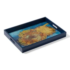 Discount Van Gogh Sunflowers Lacquer Tray Decorative Accents