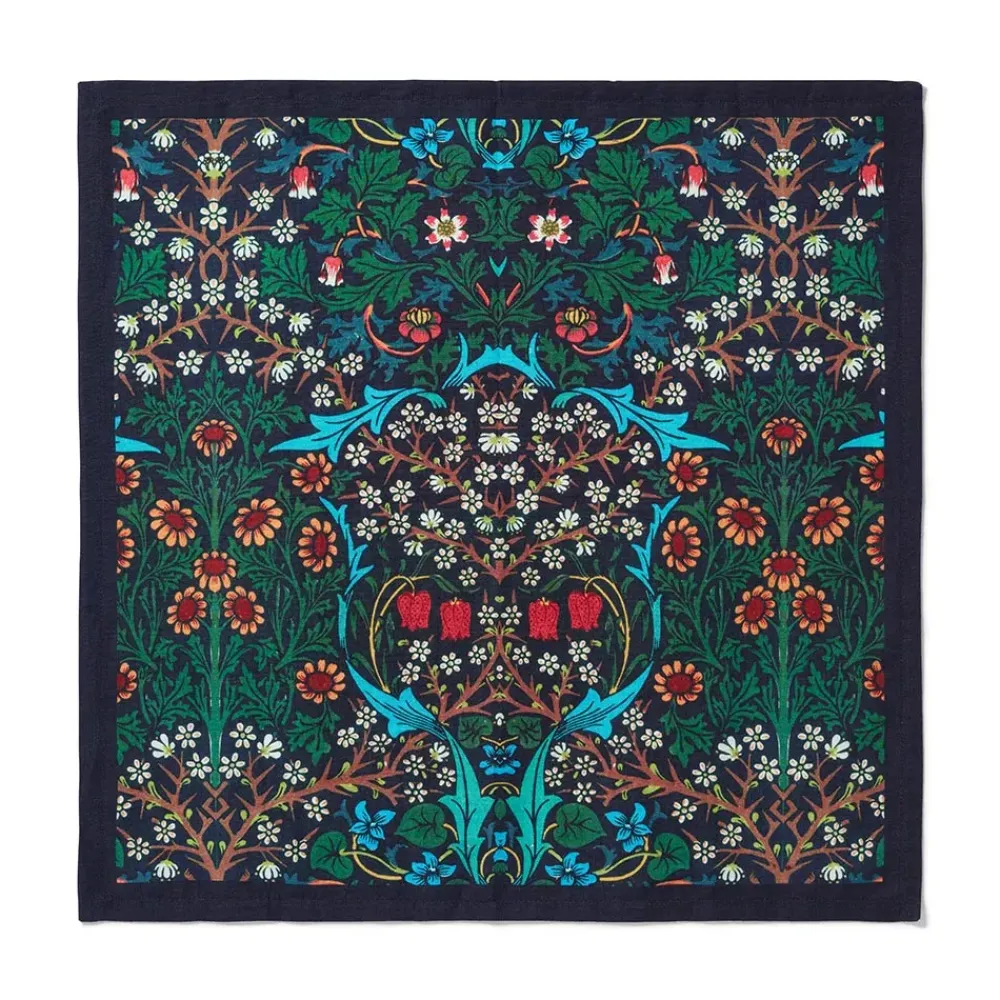 Sale William Morris Botanical Print Napkin Set Tableware
