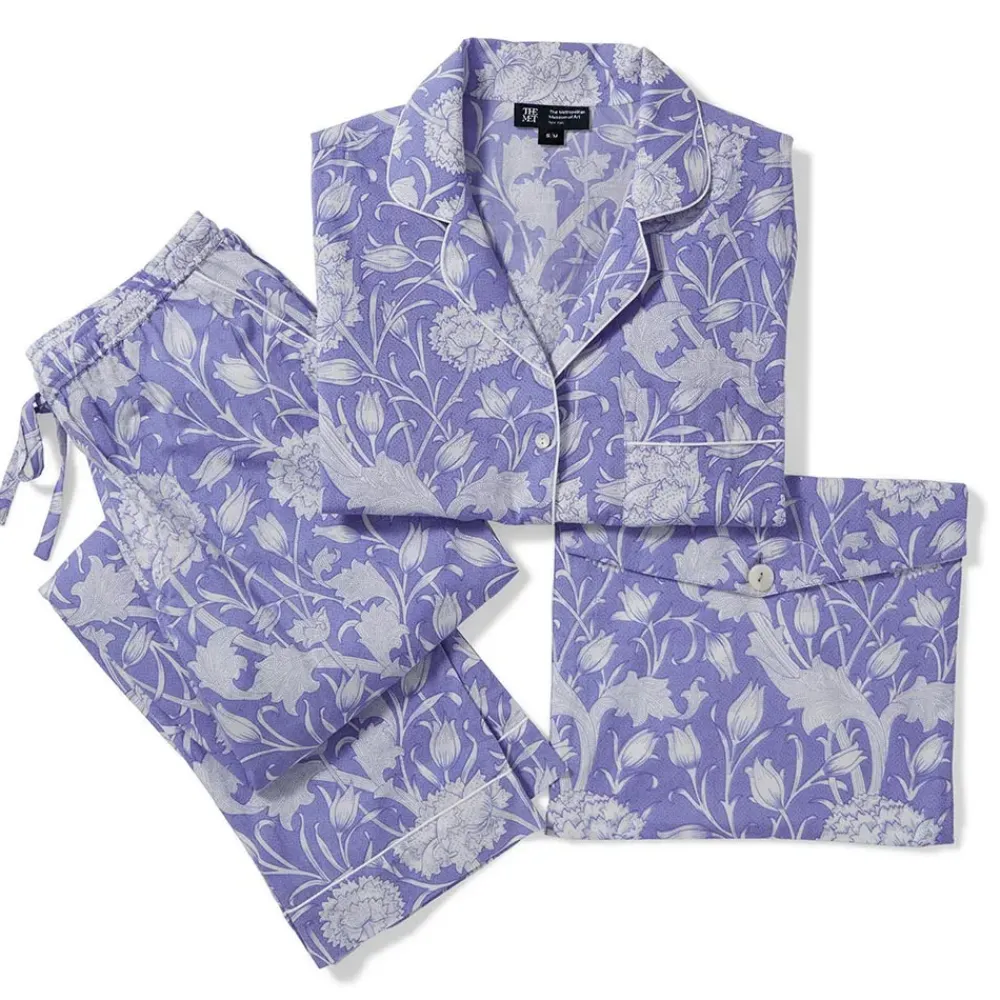 Online William Morris Wild Tulip Cotton Pajamas Clothing