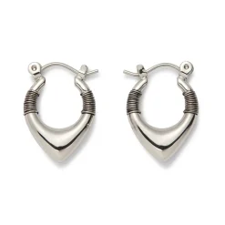 Outlet Wrapped Chevron Huggie Earrings Earrings