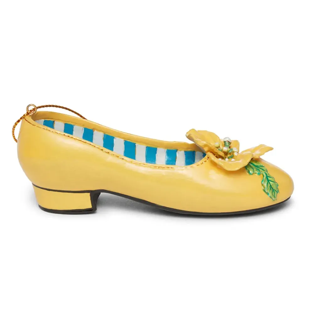 Sale Yellow Flower Shoe Ornament Ornaments